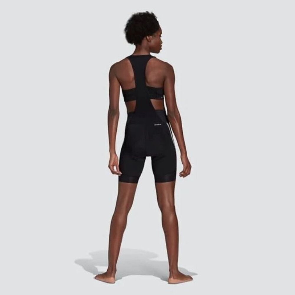 Adidas Womens Black The Bib Tights Padded Cycling Ciclismo Shorts Size Small - Picture 5 of 10